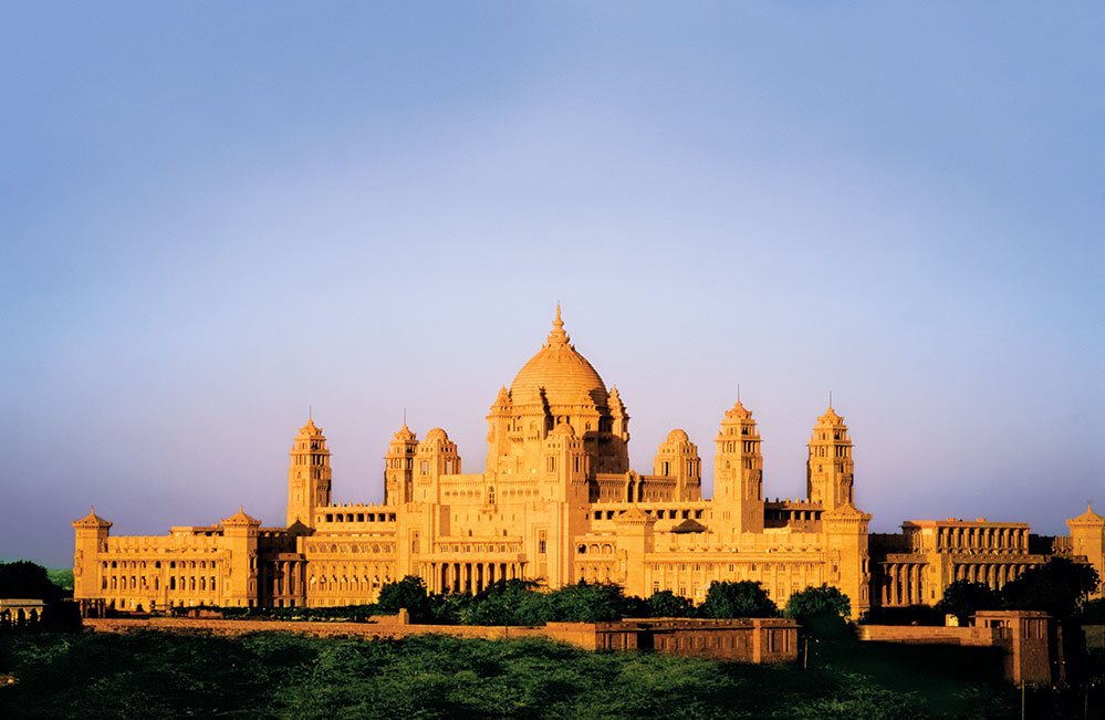 View of the Umaid Bhawan Palace